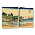 thumbnail image 2 of ArtWall Katsushika Hokusai "Enoshima in the Sagami Province" 2-Piece Gallery-Wrapped Canvas Set, 2 of 2