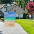 thumbnail image 4 of Valentine''s Day Sea Sandy Beach with Love Heart Garden Flag 12 x 18 Double Sided Red Romantic Love Blue Sky House Yard Flags Welcome Spring Outdoor Indoor Banner for Party Holiday Home Decorations, 4 of 5