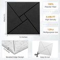thumbnail image 4 of 12Pcs Acoustic Panels, 12x12x0.4In Sound Proof Foam Panels, Gray, 4 of 5