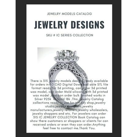 IC: IC 315 Jewelry Designs Collection: Jewelry Models (Paperback)