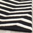 thumbnail image 3 of Safavieh Cambridge 5' X 8' Hand Tufted Wool Rug in Black and Ivory, 3 of 3