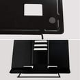 thumbnail image 3 of Desk Book Stand Document Holder Heavy Duty Metal Reading Stand Black for Book Magazine Menu iPad Music Score Speech Draft with 6 Adjustable Positions, 3 of 9