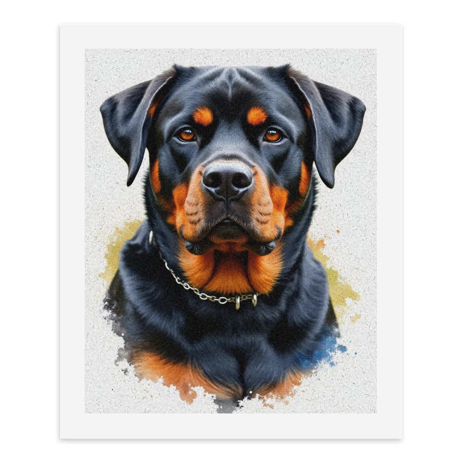 Paint By Numbers Kit for Adults Beginner - DIY Majestic Canine Portrait Art Canvas Painting Kits for Adults, Frameless Paint By Number for Adults for Home Wall Decor 16x20 Inch