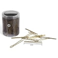 thumbnail image 2 of 300 piezas de herramientas de peluquería para bricolaje, pinzas para el pelo, accesorios de salón (dorado M), 2 of 2