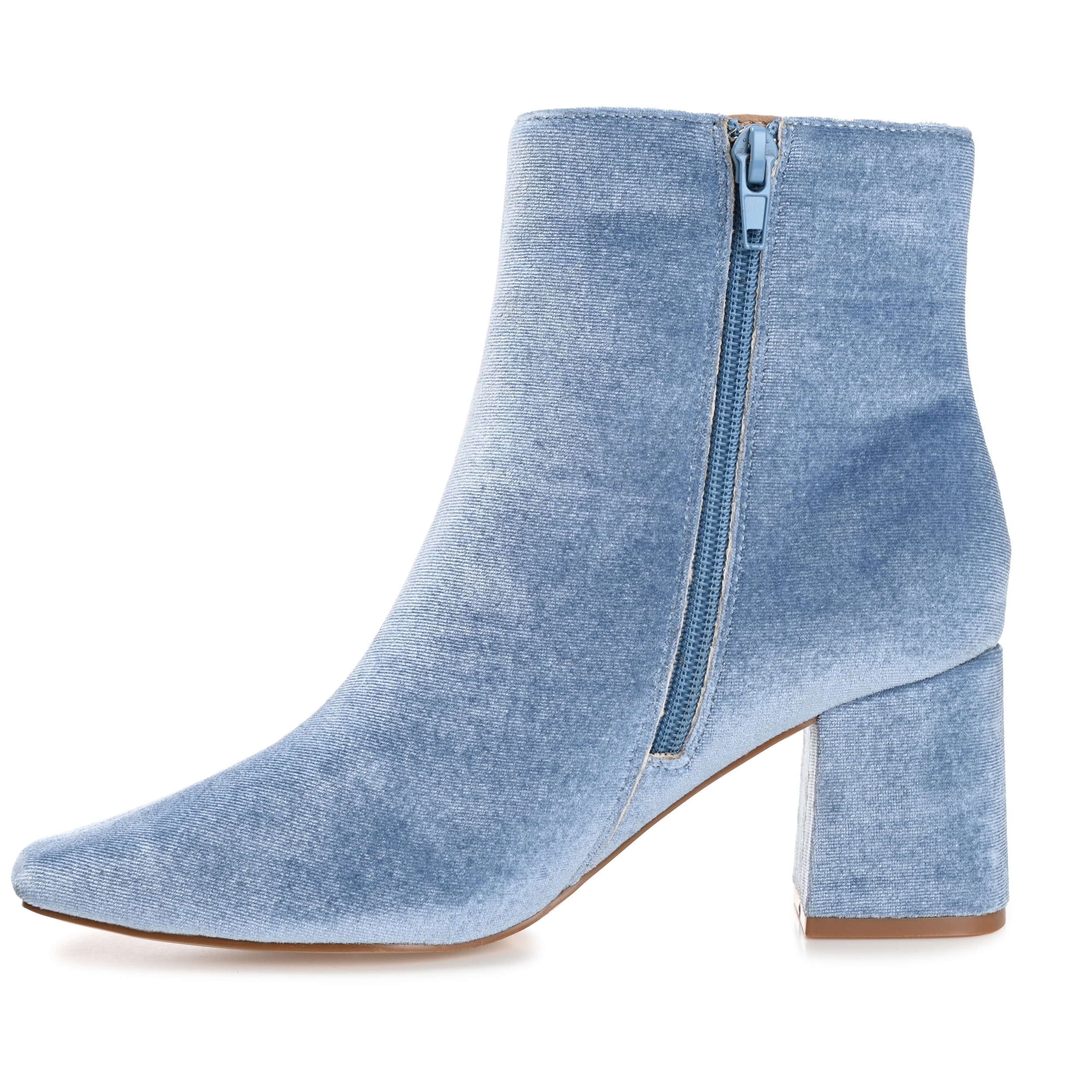 Journee Womens Hazara Square Toe Block Heel Ankle Booties, Widths Available