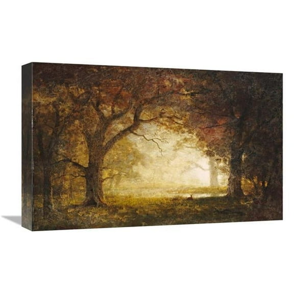 Global Gallery  Forest Sunrise Art Print - Albert Bierstadt
