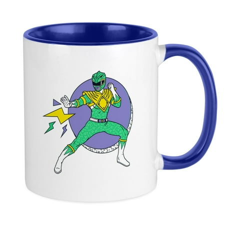 

CafePress - Green Ranger Lightning Bolts - Ceramic Coffee Tea Novelty Mug Cup 11 oz