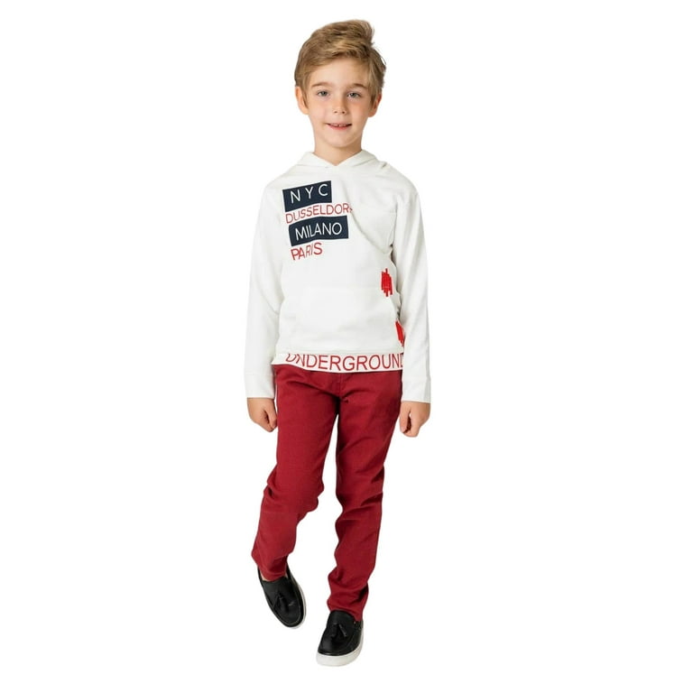 Red milano cheap hoodie