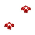 thumbnail image 1 of Guardoinrt 50pcs / Définir de Superbes Bouquets avec une Texture Douce et une Apparence Réaliste à la Recherche Naturelle Fibre Large Application DIY Rouge 4.5cm 2Set, 1 of 6