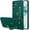 Dark Green, variant on Designed for Samsung Galaxy S24 Case with Strap Silicone Love Heart Phone Cover for Women Wristband Kickstand Full Body Protective Slim Case for Galaxy S24 2024-Dark Green