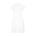 thumbnail image 5 of Nuoqisi Summer Cocktail Dresses for Women 2026 Spring Elegant A-Line Short Dress Boat Neck Casual Short Sleeve Mini Dress, 5 of 9