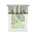 thumbnail image 4 of Achim Callie Light Filtering Double Layer Pick Up Valance, Taupe/Silver, 58" x 14", 4 of 4