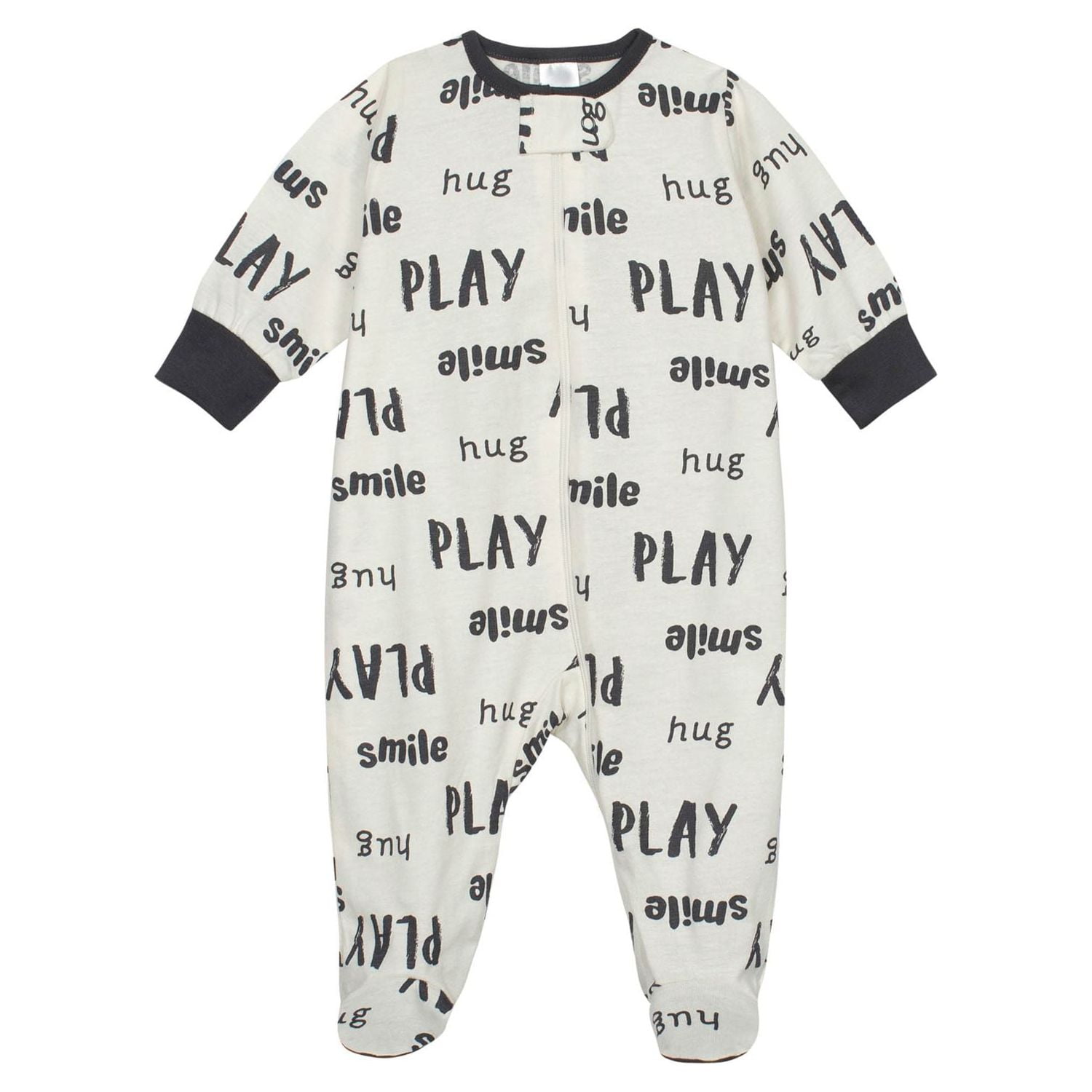Onesies Brand Gender Neutral Sleep 'n Plays Footed Pajamas, 4-Pack, Sizes Newborn - 6/9 Months