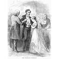 thumbnail image 2 of Wedding, 1869. /Nline Engraving, American, 1869. Poster Print by  (18 x 24), 2 of 2