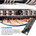 thumbnail image 2 of Matsuzay Puertos de alimentación Tarjeta 3.0 Temperatura PCI- 1x a 16x Extensor Gráfico PC de escritorio Computadora Minería Placa base Cables de computadora, 2 of 6