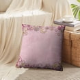 thumbnail image 3 of LALILO Throw Pillow Covers Vintage Flower Floral Dot Polka Album Cushion Cover 18" x 18", 2 Pack, 3 of 6