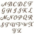 thumbnail image 5 of Authentic Hotel and Spa  2-piece White Turkish Cotton Hand Towels with Brown Script Monogrammed Initial White/Brown J, 5 of 5