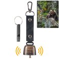 thumbnail image 5 of Yucurem Bear Bell with Emergency Whistle Set Loud Bear Bell for Bear Deterrent Essential for Adventure (Black), 5 of 10