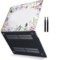 thumbnail image 1 of Hard Case Cover Compatible Newest MacBook Air 13 inch( Retina Display & Touch ID, 2018 - 2022) Cable Tie Model A1932 A2179 A2337 m1, Flowers 45, 1 of 5
