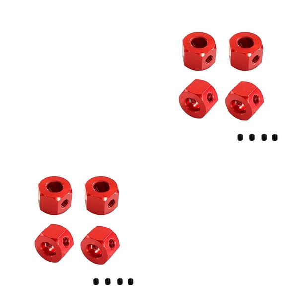 Tholdsy Paquete de 4 adaptadores de 5 mm a 12 mm Reacondicionamiento Mano de obra exquisita Mejora el rendimiento Acoplador de cubo de rueda de vehículo Type2 NO2 Tholdsy CBP205505