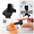 thumbnail image 3 of Bike Motorcycle Manillar Soporte Clip Camina Monte Flexible Wrap Band 360 Rotatable para DJI Action 5 Pro Insta360 Accesorios Cámara, 3 of 9