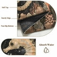 thumbnail image 2 of Coastal Vintage Seahorse Round Rug 4ft Washable Circle Entryway Rugs Non Slip Summer Ocean Starfish Coral Area Rug Indoor Floor Carpet for Bedroom Kitchen Living Room Home Office Dining Room Nursery, 2 of 8