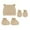 Beige, variant on LowProfile Beanie Hat Winter Infant Baby Boys Cotton Baby Soft Skull Baby Boy's 0-12 Months Mittens Socks Set Cap Hats