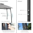 thumbnail image 2 of GRANDPATIO 10x13 Ft Gazebo Double Soft Top All-Weather Canopy Anti-UV Shelter with Privacy Curtains and Netting for Patio, Deck, Backyard, Garden, Lawns, 2 of 8