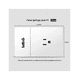 thumbnail image 4 of Kit De 4 Placas Con 1 Apagador De Escalera Y 1 Contacto Lab.G Blanco, 4 of 5