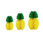 BINGLI Pineapple Decorations Tissue Paper Honeycomb Pineapple Hanging Fans 𝐋𝐚𝐧𝐭𝐞𝐫𝐧 with Multiple Types Family Party,Daily Use