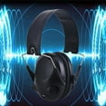 thumbnail image 3 of Auriculares Zulema Plegables Reducción de ruido Negro, 3 of 8
