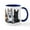 White/Navy Inside, variant on CafePress - German Shepherd Trio Mug - 11 oz Ceramic Mug - Novelty Coffee Tea Cup