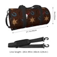 thumbnail image 4 of ZICANCN Western Cowboy Traditional Wild Travel Duffle Bag, Sports Tote Gym Bag Weekenders Bags for Women Men, 4 of 8