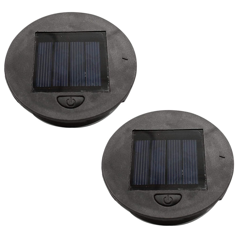 Solar Lights Replacement Top Led Solar Panel Lantern Lid Lights Bulb Replacement Part For