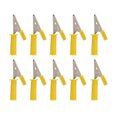 thumbnail image 2 of Clip de Test, 10pcs Isolés Crocodile Clips de Fil de Test Clip de Borne de Grande Capacité, 2 of 14