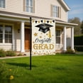 thumbnail image 3 of White Graduation Garden Flag 12x18 Inch, Double Sided Congrats Grad Yard Flag, Class of 2026 Outdoor Lawn Porch Patio Decoration, Fade and Weather Resistant, 3 of 5