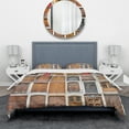 thumbnail image 3 of Designart 'Art Nouveau Doors' Modern & Contemporary Duvet Cover Set, 3 of 4