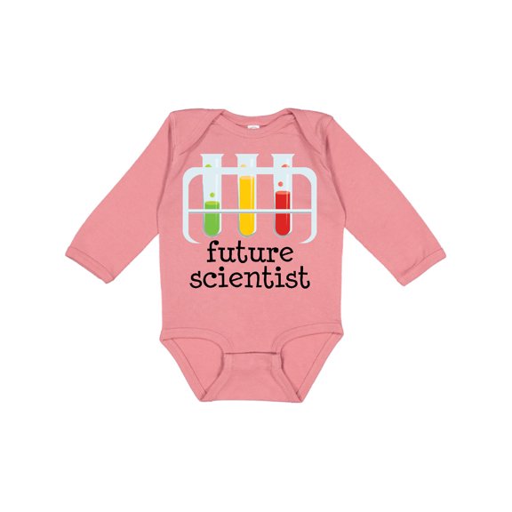 Inktastic Future Scientist Chemist Chem Teacher Boys or Girls Long Sleeve Baby Bodysuit