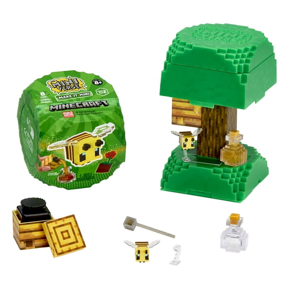 MGA’s Miniverse Make It Mini Minecraft Series 2 Blind Box Collectible Minis, Ages 8
