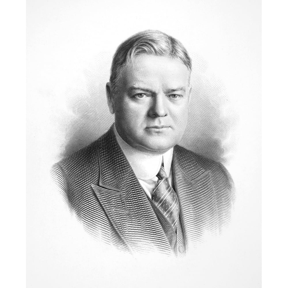 Stretched Canvas Art Herbert Hoover (18741964). /N31St President Of