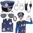 thumbnail image 1 of Set de Disfraz Keymall para Niños - Oficial de Policía 6 Piezas para Halloween, 1 of 7