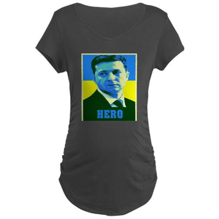 

CafePress - Ukrainian President Zelenskyy Uk Maternity T Shirt - Maternity Dark T-Shirt