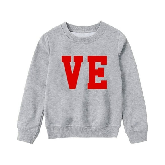 LSLJS Parent-child Attire Mommy and Me Matching Outfits Christmas Printed Long Sleeve Round Neck Tops Pullover Family Matching Kid Sweatshirts, Xmas Sleepwear Set