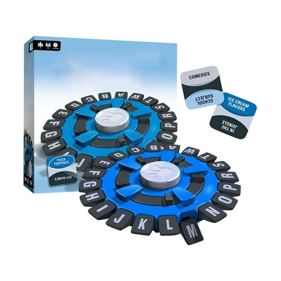 Tapple Word Game, Fast-Paced Fun Family Board Game in Portable Packaging, 2 or More Players, Tapple Game for Adults & Kids