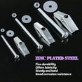 thumbnail image 4 of Swpeet 192Pcs Toggle Bolt Kit - 1/8", "3/16", "1/4 Inch - Carbon Steel - Butterfly Toggle Anchors for Drywall - Light-duty Applications, 4 of 7