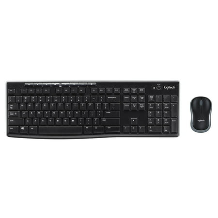 Refurbished Logitech MK270 2.4GHz USB 103 Key Wireless Multimedia Keyboard and Optical (Best Wireless Multimedia Keyboard)