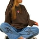thumbnail image 2 of Sudaderas para Mujer Tops casuales de manga larga Marrón CH Nituyy GL714-FF65163A1, 2 of 7