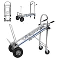 thumbnail image 5 of puresly 2 in 1 Industrial Convertible Stair Climbing Car 1000 Lbs Capacity Folding Hand Truck with Wheels for Transport & Moving, 5 of 8