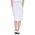 thumbnail image 2 of Marilyn Monroe Professional Stretch Five Pocket Knitwaist Scrub Skirt, 2 of 3