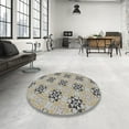 thumbnail image 4 of Ahgly Company Machine Washable Indoor Rectangle Transitional Brown Area Rugs, 7' x 9', 4 of 7